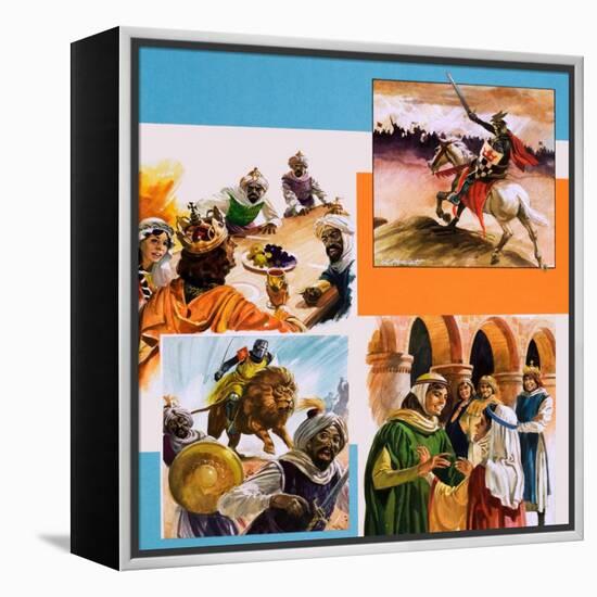 The Travels of Sir Isumbras-Andrew Howat-Framed Premier Image Canvas