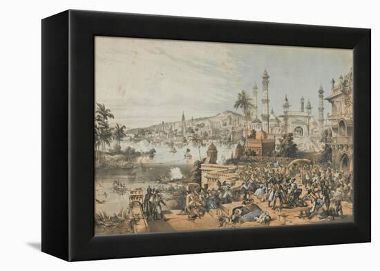 The Treacherous Massacre of English Women and Children at Cawnpore by Nena Sahib-Thomas Packer-Framed Premier Image Canvas