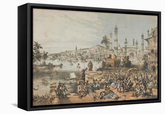 The Treacherous Massacre of English Women and Children at Cawnpore by Nena Sahib-Thomas Packer-Framed Premier Image Canvas