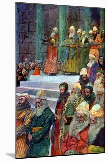 The Treasurers and Keepers of the Vases - Bible-James Jacques Joseph Tissot-Mounted Giclee Print