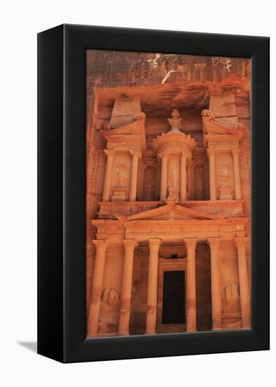 The Treasury (Al-Khazneh), Petra, UNESCO World Heritage Site, Jordan, Middle East-Eleanor Scriven-Framed Premier Image Canvas