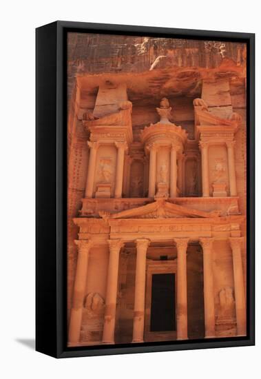 The Treasury (Al-Khazneh), Petra, UNESCO World Heritage Site, Jordan, Middle East-Eleanor Scriven-Framed Premier Image Canvas