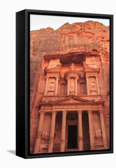 The Treasury (Al-Khazneh), Petra, UNESCO World Heritage Site, Jordan, Middle East-Eleanor Scriven-Framed Premier Image Canvas