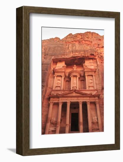 The Treasury (Al-Khazneh), Petra, UNESCO World Heritage Site, Jordan, Middle East-Eleanor Scriven-Framed Photographic Print