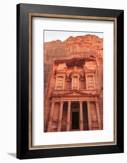 The Treasury (Al-Khazneh), Petra, UNESCO World Heritage Site, Jordan, Middle East-Eleanor Scriven-Framed Photographic Print