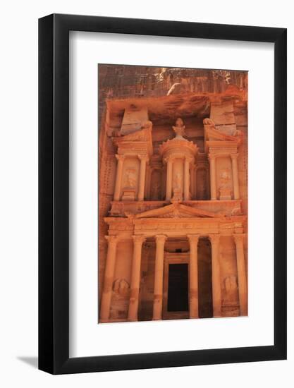 The Treasury (Al-Khazneh), Petra, UNESCO World Heritage Site, Jordan, Middle East-Eleanor Scriven-Framed Photographic Print