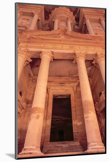 The Treasury (Al-Khazneh), Petra, UNESCO World Heritage Site, Jordan, Middle East-Eleanor Scriven-Mounted Photographic Print