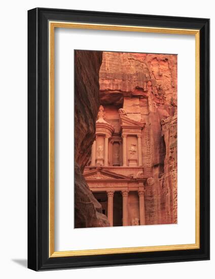 The Treasury (Al-Khazneh), Seen from the Siq, Petra, Jordan, Middle East-Eleanor Scriven-Framed Photographic Print