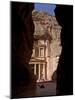 The Treasury, at the End of the Siq, Petra, Jordan, Middle East-Sergio Pitamitz-Mounted Photographic Print