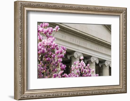 The Treasury Department Building in Washington, D.C., United States of America, North America-John Woodworth-Framed Photographic Print