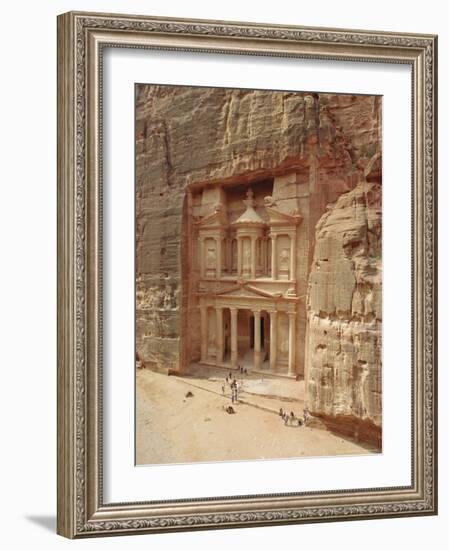 The Treasury, Petra, Jordan, Middle East-Julia Bayne-Framed Photographic Print