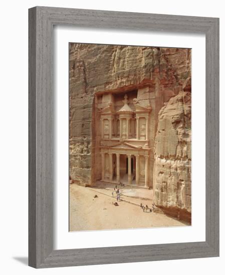 The Treasury, Petra, Jordan, Middle East-Julia Bayne-Framed Photographic Print