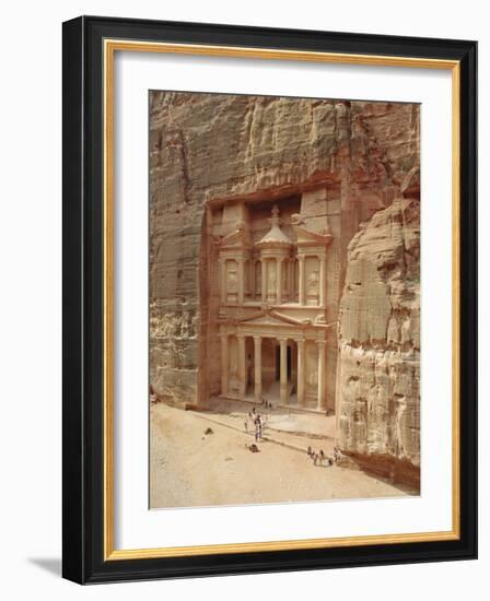 The Treasury, Petra, Jordan, Middle East-Julia Bayne-Framed Photographic Print