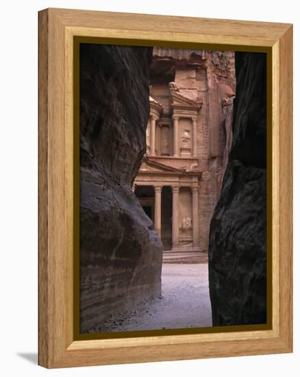 The Treasury, Petra, Jordan-Jon Arnold-Framed Premier Image Canvas