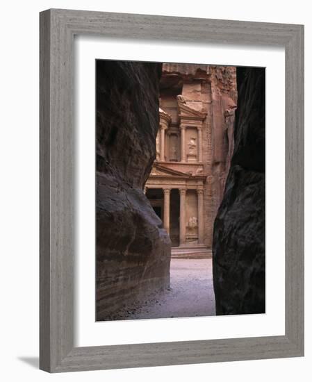 The Treasury, Petra, Jordan-Jon Arnold-Framed Photographic Print