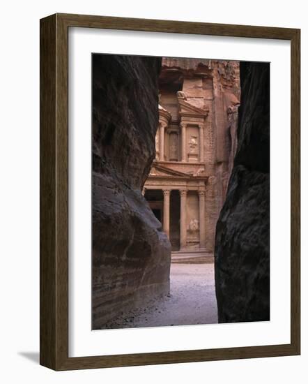 The Treasury, Petra, Jordan-Jon Arnold-Framed Photographic Print