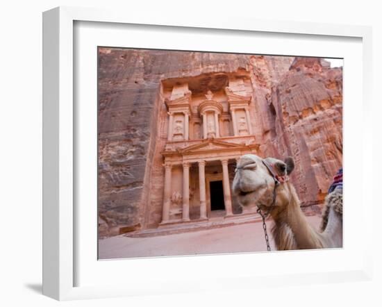 The Treasury, Petra, Jordan-Michele Falzone-Framed Photographic Print