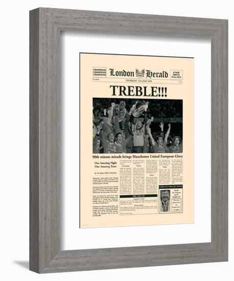 The Treble-The Vintage Collection-Framed Art Print