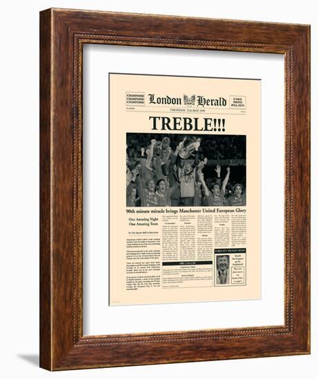 The Treble-The Vintage Collection-Framed Art Print