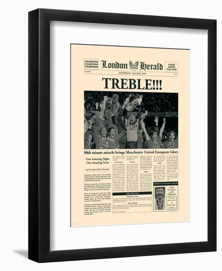 The Treble-The Vintage Collection-Framed Art Print