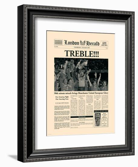 The Treble-The Vintage Collection-Framed Art Print