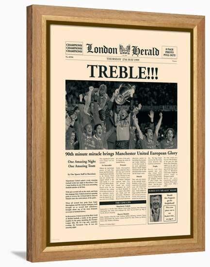 The Treble-The Vintage Collection-Framed Stretched Canvas