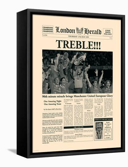 The Treble-The Vintage Collection-Framed Stretched Canvas