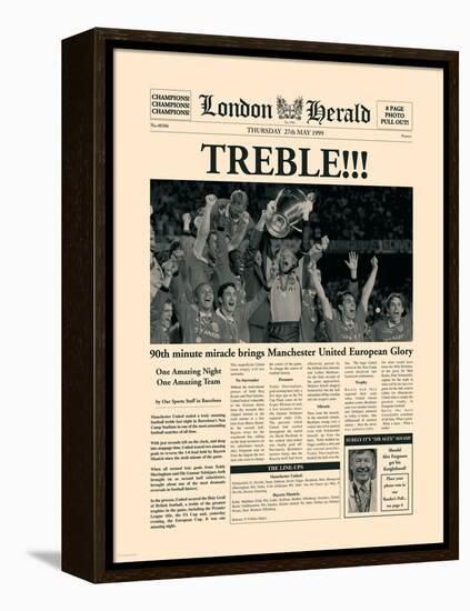 The Treble-The Vintage Collection-Framed Stretched Canvas