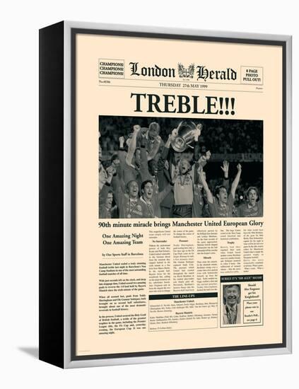 The Treble-The Vintage Collection-Framed Stretched Canvas