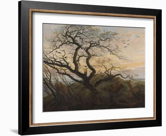 The Tree of Crows-Caspar David Friedrich-Framed Giclee Print