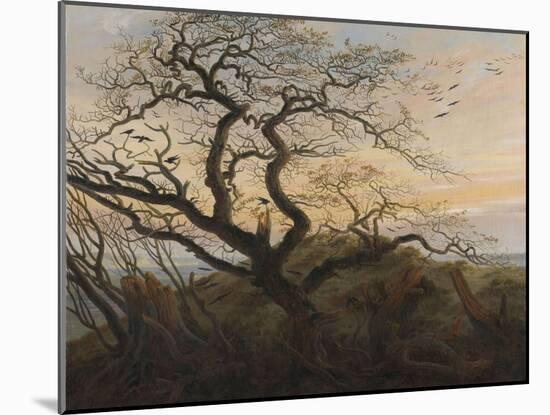 The Tree of Crows-Caspar David Friedrich-Mounted Giclee Print