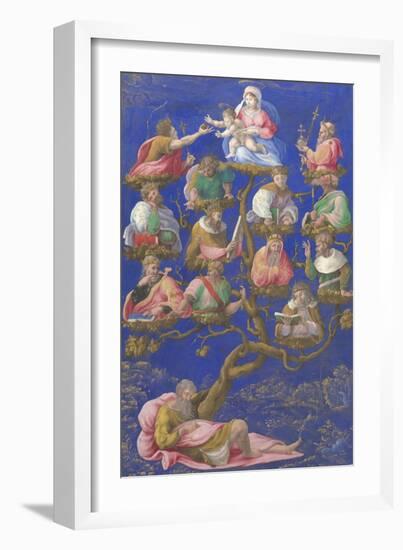 The Tree of Jesse, C.1535-Gerolamo Genga-Framed Giclee Print