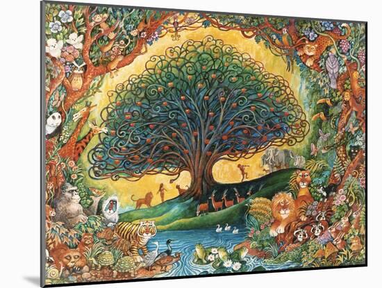 The Tree of Knowledge (Eden)-Bill Bell-Mounted Giclee Print