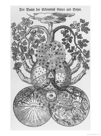 'The Tree of Knowledge of Good and Evil' Giclee Print - | Art.com