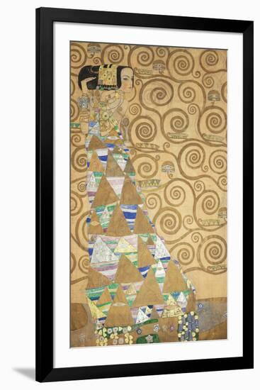 The Tree of Life - Expectation-Gustav Klimt-Framed Premium Giclee Print