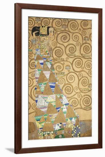 The Tree of Life - Expectation-Gustav Klimt-Framed Premium Giclee Print
