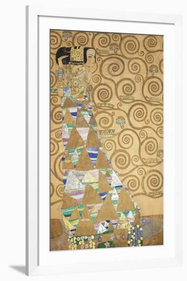 The Tree of Life - Expectation-Gustav Klimt-Framed Premium Giclee Print