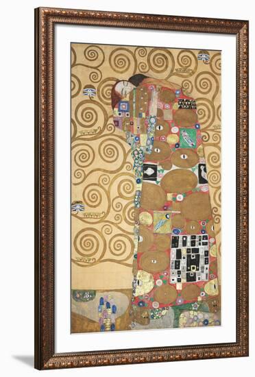 The Tree of Life - Fulfilment-Gustav Klimt-Framed Premium Giclee Print