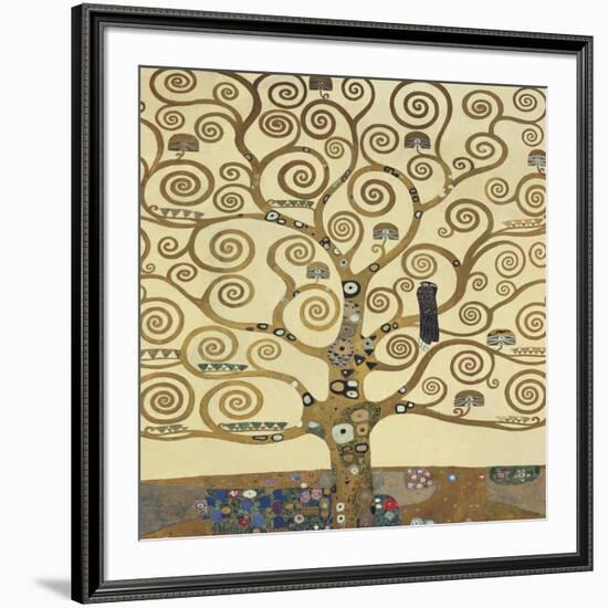 The Tree of Life II-Gustav Klimt-Framed Art Print