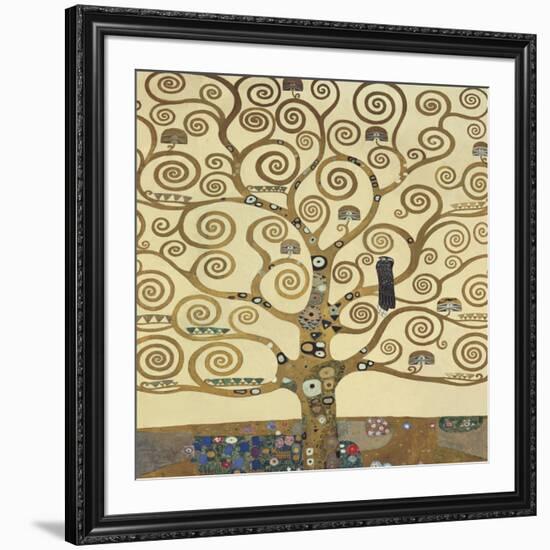 The Tree of Life II-Gustav Klimt-Framed Art Print