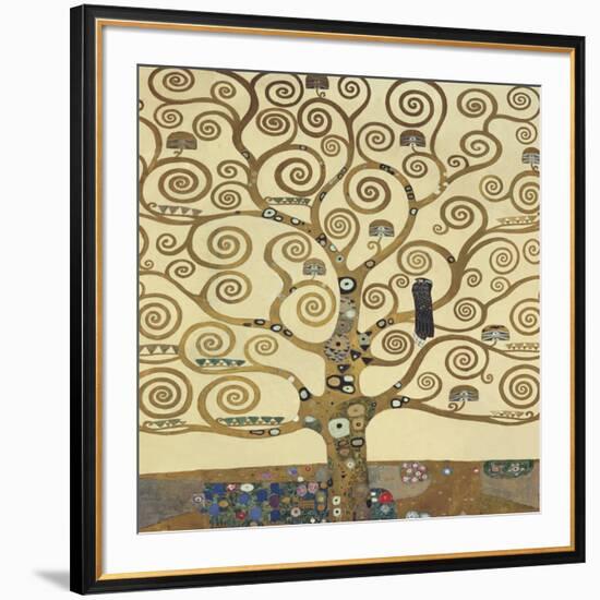 The Tree of Life II-Gustav Klimt-Framed Art Print