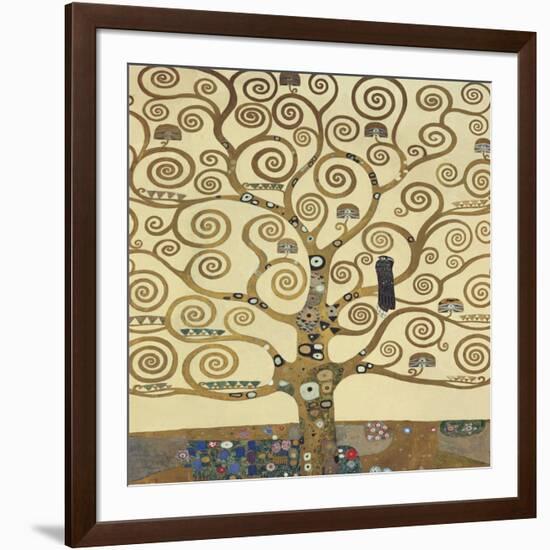 The Tree of Life II-Gustav Klimt-Framed Art Print