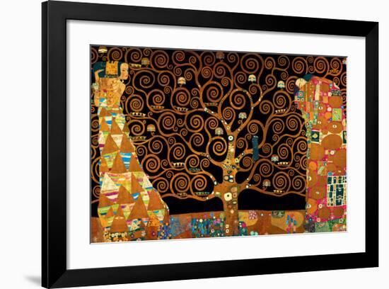 The Tree of Life (Interpretation)-Gustav Klimt-Framed Premium Giclee Print