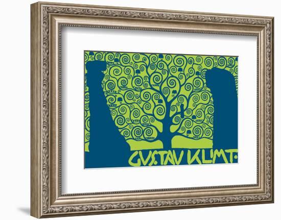 The Tree of Life (Kirie II)-Gustav Klimt-Framed Premium Giclee Print