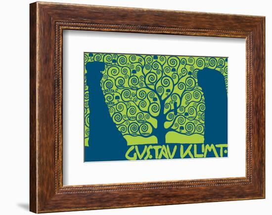 The Tree of Life (Kirie II)-Gustav Klimt-Framed Premium Giclee Print