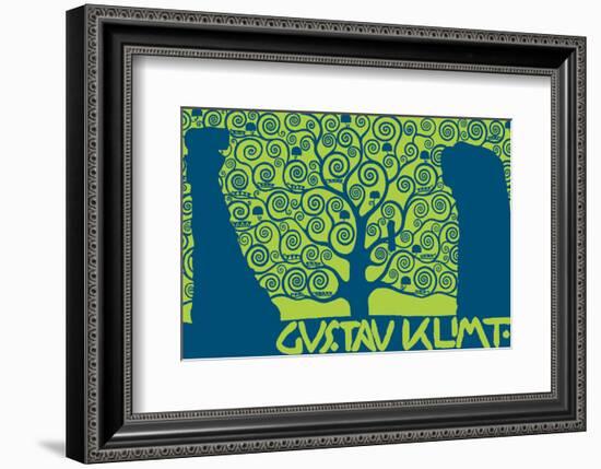 The Tree of Life (Kirie II)-Gustav Klimt-Framed Premium Giclee Print