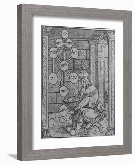 The Tree of Life of the Jewish Caballa-null-Framed Photographic Print