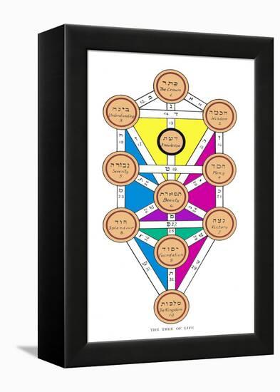 The Tree of Life of the Jewish Caballa-J.f.c. Fuller-Framed Premier Image Canvas