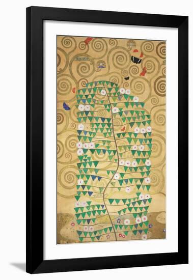 The Tree of Life - Rosebush-Gustav Klimt-Framed Premium Giclee Print