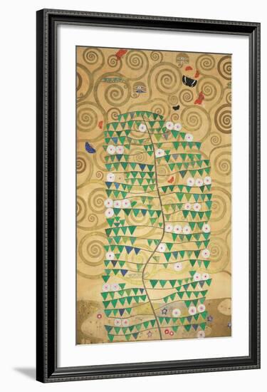 The Tree of Life - Rosebush-Gustav Klimt-Framed Premium Giclee Print